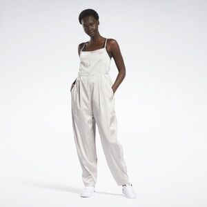 Reebok champagne satin jumpsuit